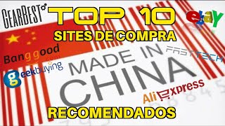 🔵Top 10 sites de compra Chineses Confiáveis e Recomendados [upl. by Pinebrook]