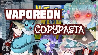 NIJICANCELLED talk about the cursed Vaporeon copypasta [upl. by Enaffit189]