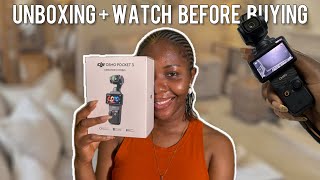 Unboxing amp reviewing the dji osmo pocket 3 camera [upl. by Drwde]