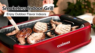 Cusimax Smokeless Indoor Electric Grill  Smokeless Indoor Electric Grill  Indoor Electric Grill [upl. by Kobi51]