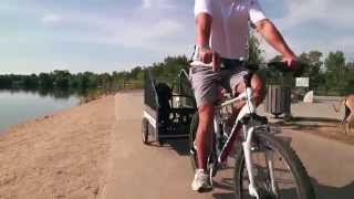 Bike Trailer for Dogs pupRUNNER [upl. by Basir]