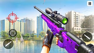 Sniper 3d Assassin Gun Games  Android Gameplay [upl. by Noffets109]