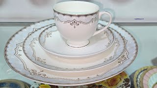 New Royal Japan 83pc Golden brilliant Crockery Set 15000 Delivery Bhopal Mp SUBSCRIBE my Youtube [upl. by Wallford]