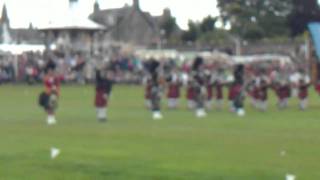 Drum Majors Competition Nairn Highland Games 2010 HD [upl. by Alleuqram]