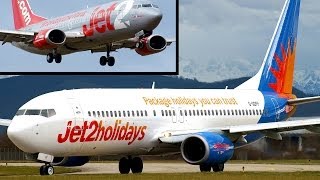 Jet2 amp Jet2 Holidays Boeing 737300 amp 737800 at Grenoble Isère Airport GNBLFLS [upl. by Ajim]