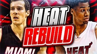 REBUILDING THE MIAMI HEAT NBA 2K17 MY LEAGUE [upl. by Coke]