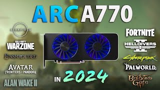 Intel Arc A770  i512600K in 2024  Test in 27 Games [upl. by Ahsoyem]