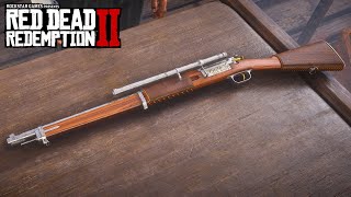 RED DEAD REDEMPTION 2  BOLT ACTION RIFLE Weapons Customization amp Showcase [upl. by Nairot]