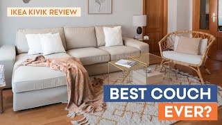 IKEA Kivik Sofa Series Review  Pros and Cons of our TOP Favorite Couch [upl. by Ydur]