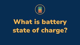 What is battery state of charge [upl. by O'Malley]