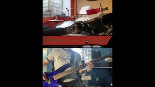 なとり Natori amp Imase  メロドラマ Melodrama  Bass Guitar And Drum Cover ドラムを叩いてみた  ベースを弾いてみた  TAB [upl. by Ikuy]