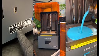 Unboxing Creality 14k resolution resin 3D printer Halot Mage S [upl. by Laicram]