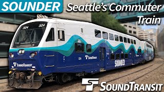 Sounder Seattles Efficient Commuter Rail Line [upl. by Suk658]