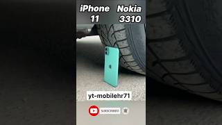 iPhone 11 vs Nokia 3310 car Test 🚀 Who’s the Real King shortsviralvideo [upl. by Oos]