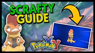 HOW TO GET SCRAFTY ON POKEMON X AND Y [upl. by Vijar]