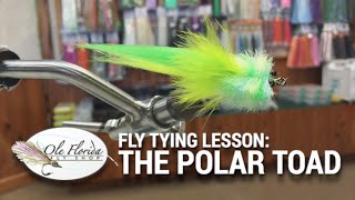 Tying the Polar Toad Tarpon Fly [upl. by Nilyak]