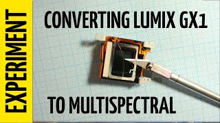 Conversion Lumix GX1 camera to multispectral [upl. by Island]