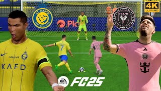 FC25 Ronaldo vs Messi Penalty Shootout 4K Gameplay [upl. by Enrol]