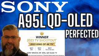 SONY A95L QDOLED SONY TALKS TVS [upl. by Ilram]