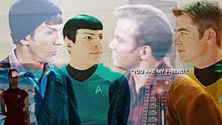 ❝At his side as if youve always been there and always will❞ SpockKirk [upl. by Smallman]