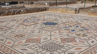 Ciudad Romana de Clunia BurgosArte en los mosaicos  por dc [upl. by Radnaskela]