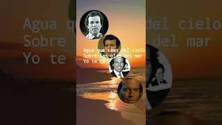 agua dulce agua sala Julio Iglesias ❤️ [upl. by Salzhauer]