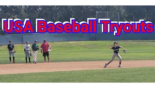 USA Baseball Tryouts April 24th 2022 [upl. by Nyledam]