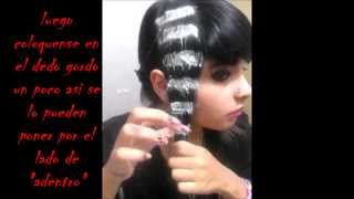 Tutorial  Como hacer coontails en el pelo Dos formas diferentes by Lizzy Nyaan [upl. by Ally914]