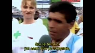 Maradona habla antes del control antidoping [upl. by Ayoted]