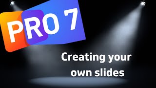 Propresenter 7 Tutorial  Creating your slides in propresenter [upl. by Assirahc]