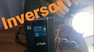 INVERSOR DE CORRIENTE 12V A 110V CASERO CON UPS🇵🇷 [upl. by Dalenna728]