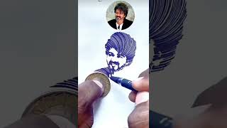 Thalapathi vijay 🔥🔥🔥coin 🪙 drawing [upl. by Leventhal]