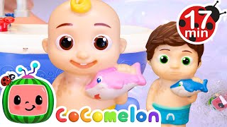 Splish Splash Bath Song  CoComelon Toy Play Bedtime Routines  More Nursery Rhymes amp Kids Songs [upl. by Boff248]