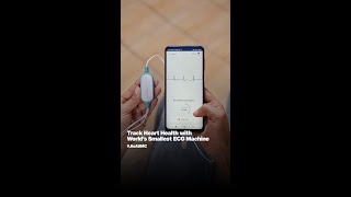 Track Heart Health with Worlds Smallest ECG Machine JioAtIMC [upl. by Nahtiek]