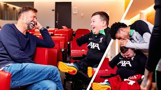 “Once In A Lifetime”  Klopp Diaz amp LFC Squads Emotional Surprise For Inspirational Dáire [upl. by Atnwahs]