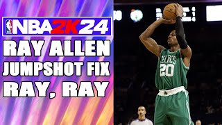 Ray Allen Jumpshot Fix NBA2K24 [upl. by Joya]