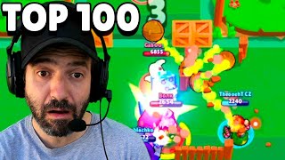 TOP 100 TRICKSHOTS sur Brawl Stars best trickshot amp epics goals compilation [upl. by Allecnirp418]