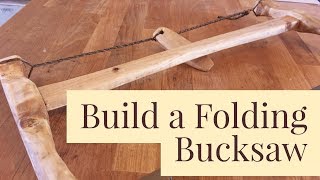 DIY Folding Bucksaw for 30 [upl. by Gurney446]