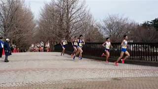 日本学生ハーフマラソン選手権大会 195km地点 2019年3月10日 [upl. by Lebar]