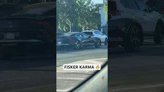 QUICK SPOT OF A RARE FISKER KARMA🔥 viral automobile electric fisker electriccar electronic [upl. by Innavoij]