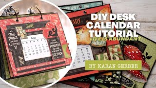 DIY Desk Calendar Tutorial [upl. by Myrtie]