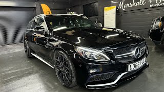 2016 Mercedes C63S AMG 40T BiTurbo V8 Estate 500 Bhp  6 Merc stamps to 62k  Vossen Wheels [upl. by Anisor]