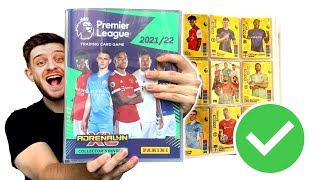 COMPLETE Panini ADRENALYN XL Premier League 202122 Collection Binder Update [upl. by Aun506]