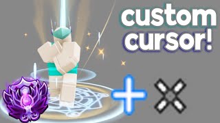 How To Get A CUSTOM CURSOR Roblox BedWars [upl. by Sokim]