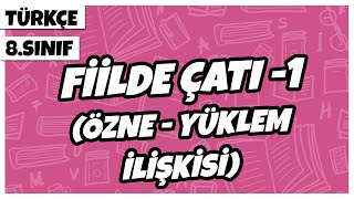 8 Sınıf Türkçe  Fiilde Çatı 1 Özne  Yüklem ilişkisi  2022 [upl. by Younglove]