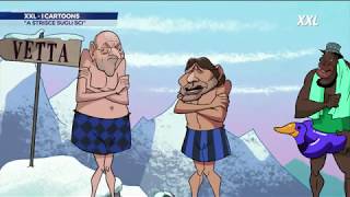 SportMediaset Cartoons quotA strisce sugli sciquot [upl. by Anirahc817]