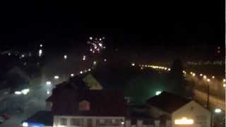 Frohes Neues Jahr Feuerwerk in Karlsruhe [upl. by Cobb]