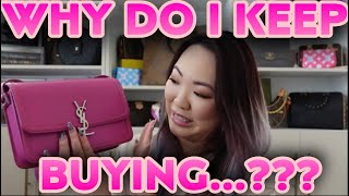 SAINT LAURENT YSL MEDIUM SOLFERINO SHOULDER BAG IN FUCHSIA FIRST IMPRESSIONS amp UNBOXING  MOD SHOTS [upl. by Alecia]