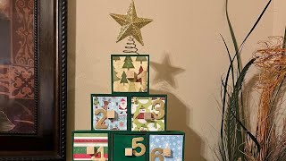 🎄Christmas Advent Calendar🎅🏻 Dollar Tree DIY [upl. by Hillyer]