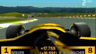 F1 97  PC rare version  R Schumacher  Interlagos [upl. by Nilyam878]